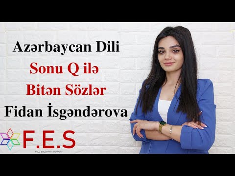 Azərbaycan Dili | Sonu \