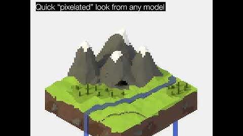 Daily Blender Tip #7 - Pixelated Renders