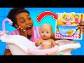 Bedtime stories for baby doll evening routine with baby dolls baby born dolls for kids