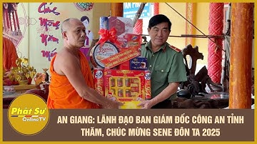 An Giang: Lãnh đạo Ban Giám đốc Công An tỉnh thăm, chúc mừng Sene Đôn ta 2025