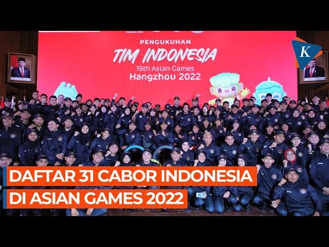 Daftar 31 Cabor Andalan Indonesia di Asian Games 2023, Target 12 Medali Emas