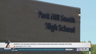 Parents file a lawsuit against Park Hill School District in Kansas City.