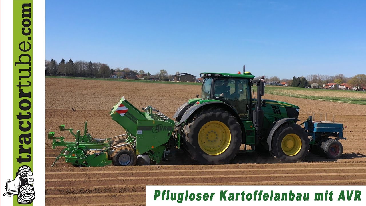 Pflugloser Kartoffelanbau seit über 20 Jahren - Ein Betrieb mit der Technik von AVR