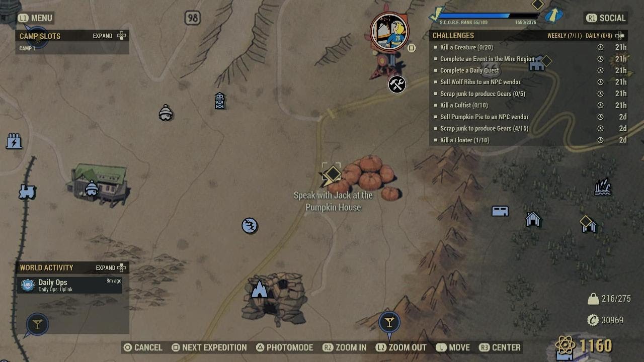 Fallout 76 pumpkin pie location YouTube