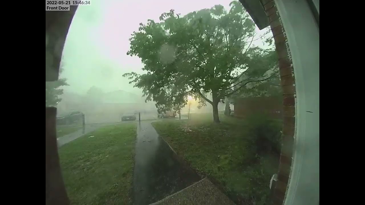 😲 Saisissant! La tempête fait disparaitre cet arbre en moins de deux minutes