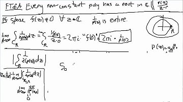 Complex Analysis: Proof of Fundamental Theorem of Algebra (part 2)
