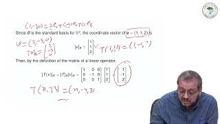 Lecture 42: Example of matrix linear transformation