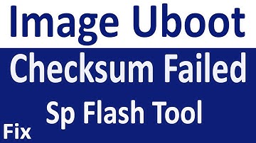 Image UBOOT Checksum Failed