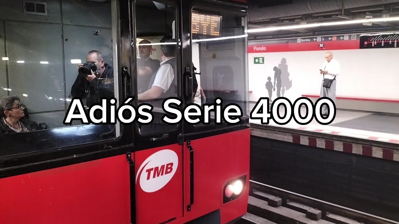 Metro Barcelona L1 Ultima Serie 4045 Trayecto Hospital de Bellvitge a Fondo