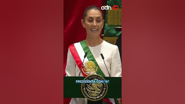 "Solo lo que se nombra existe" Claudia Sheinbaum al ser la primera presidenta de México