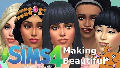 Sims 4 CAS Tutorial - Making Beautiful Sims Tricks & Tips