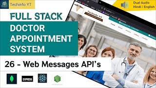 Web Messages API Full Stack Doctor Appointment System | MERN Stack Project