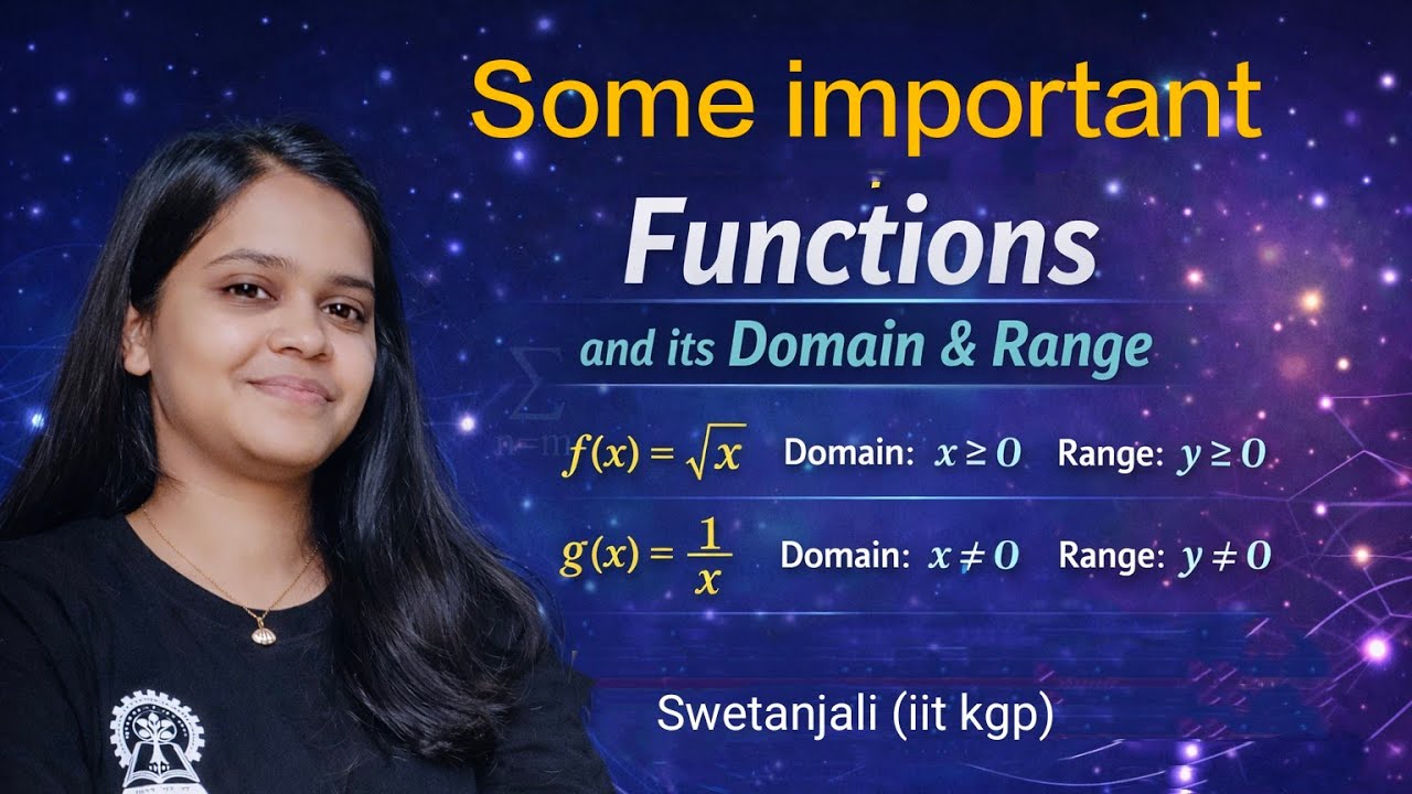Types of important functions and its graph