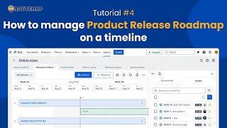 How to manage your Product Release Roadmap on a timeline | TUTORIAL #4