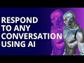 Converse AI: Respond to Any Conversation with One Click
