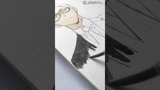 Daisuke Kambe🕵️- Fugou Keiji Balance: Unlimited 💴💖| Watercolor Painting | #art #anime #painting #fun