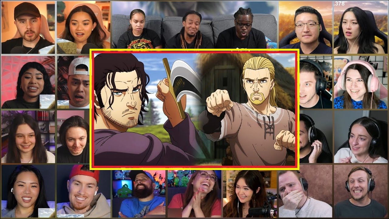 THORFINN vs. SNAKE! | Vinland Saga Season 2 Episode 16 Reaction Mashup | ヴィンランド・サガ