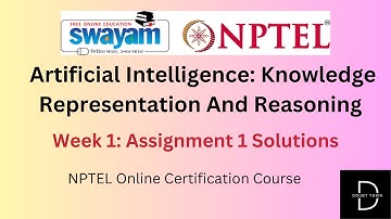 Artificial Intelligence Knowledge Representation And Reasoning Week 1 Assignment Answers - Jan 2024