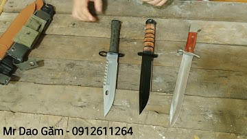 So Sánh, Đánh Giá 3 Loại Dao Găm Chiến Thuật Đi Rừng Tốt - 0912611264