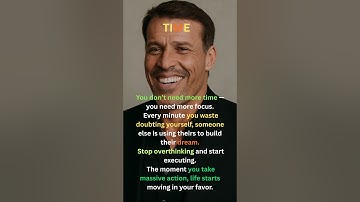 Stop Waiting for the Right Time — Start Executing and Watch Your Life Transform | Tony Robbins