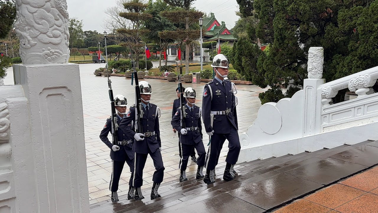 03.04.2026 忠烈祠空儀禮兵交接儀式『雨天正常交接版』（National Revolutionary Martyrs' Shrine R.O.C AirForce Honor Guard）