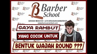 Gaya rambut yang cocok untuk bentuk wajah round ???