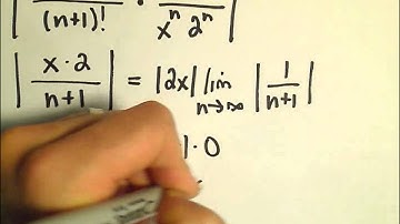 Interval and Radius of Convergence for a Series, Ex 3