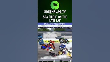 Huge Pile-up on the White Flag! #iracing #racing #nascar #daytona #crash