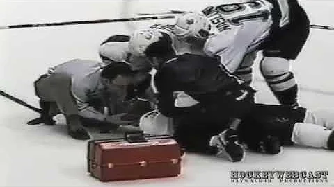 Marty McSorley Slashes Donald Brashear   Full Inci...