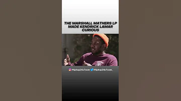 Kendrick lamar talks about Eminem's MMLP #kendricklamar #eminem #hiphop #mmlp #mmlp2 #detroit