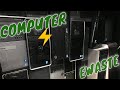 Checking 25 Windows PC Desktop Computers | E Waste Recycling | Computer Donation Drop Off