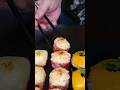 Запечённые роллы с лососем и сыром