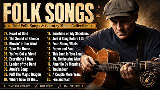 Best Folk Songs Of All Time 🎋 Legendary Folk & Country Collection 🎸 Timeless Melodies