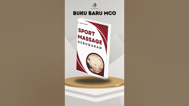 BUKU MCO ARIF #arifmco #arifsetiawan #mcoarif #mco #cederaacl #cedera #massage