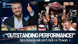 Alex Krassyuk says Usyk 'Exhausted' Fury physically and mentally during their fight 😮‍💨