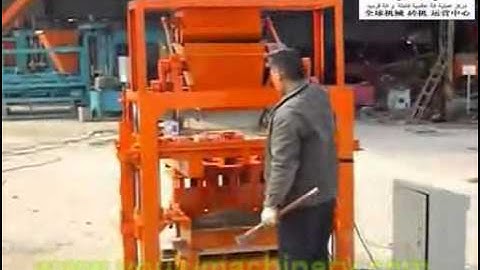 QTJ4-35 manual block making machine