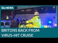 Coronavirus-hit cruise passengers arrive at UK quarantine facility | ITV News