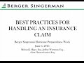Best Practices in Handling Insurance Claims
