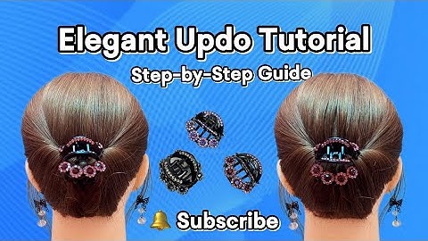 3 Easy Updo Hacks 🔥 Effortlessly Create Elegant Hairstyles! (Short Hair Friendly!)