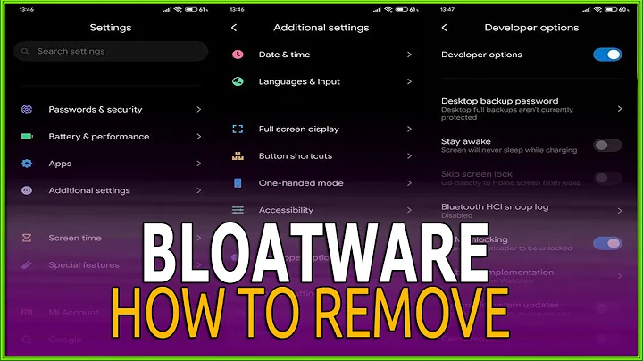 How to remove bloatware from any Xiaomi or Redmi phone #bloatware #xiaomi