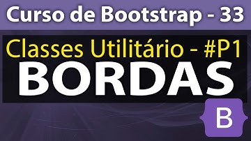 Classe Border e suas variações em Bootstrap [Border em Bootstrap] - Curso de Bootstrap - Aula 33