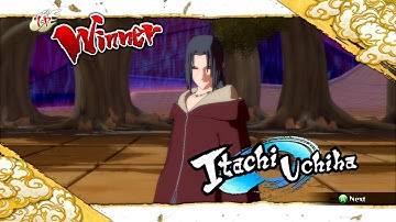Naruto Ultimate Ninja Storm 3 Edo Itachi Complete Moveset with Command List