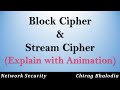 Block Cipher and Stream Cipher | Explain with animation | Block cipher vs Stream cipher