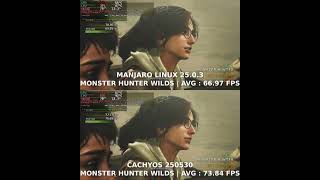 Cachyos VS Manjaro | Linux Gaming Benchmarks #linuxandbenchmark #gaming #gamingonlinux