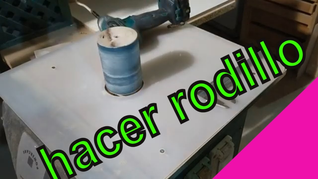 Como hacer un RODILLO LIJADOR casero👈👉💪🏮tambor de lijado - YouTube