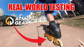Commuting on Atmos Gear Electric Inline Skates (Raw Real-World Test)