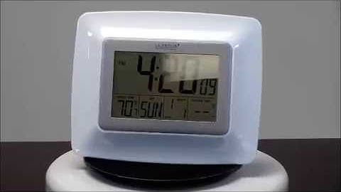 La Crosse WS-8119U-IT-W Large Display Atomic Digital Clock