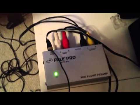 Pyle PP444 Ultra Compact Phono Turntable Preamp Resurrected Record Player Review