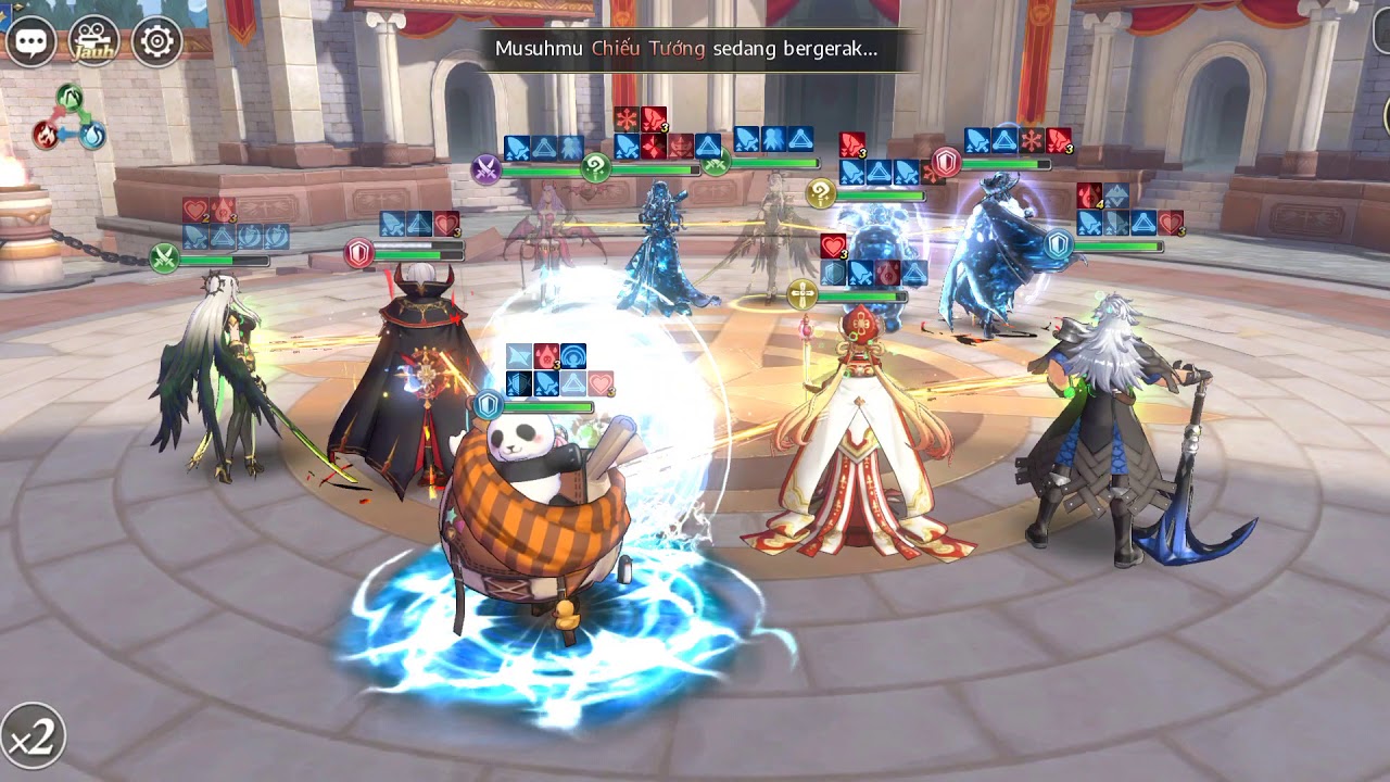 The Power of Poseidon Skill | World Arena Goddess Of Genesis