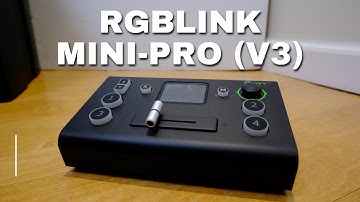 RGBlink Mino Pro Video Switcher for Live stream&Field Monitor ,4K HDMI input,Dual HDMI output